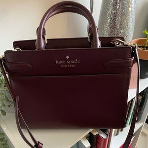 Burgundy Kate Spade purse